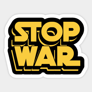 "Stop War" - Peace Sign T-shirt | Expanse Collective Sticker